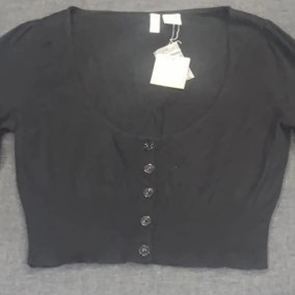 Anthropologie MOTH Black Cardigan M - Picture 1 of 4